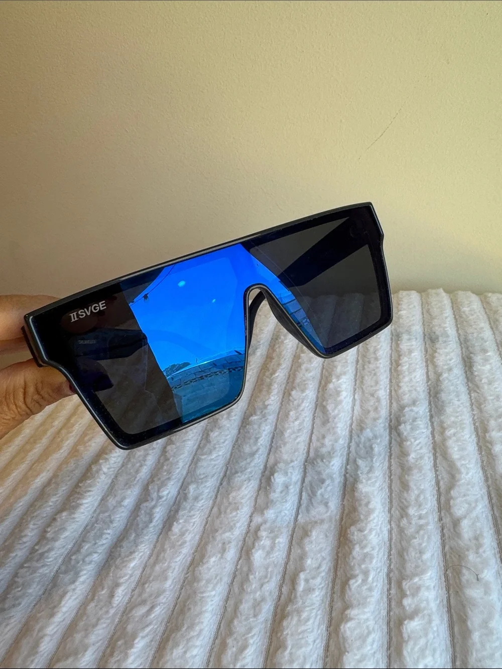 💙II SVGE ICON - BLUE RUSH Men's Sunglases